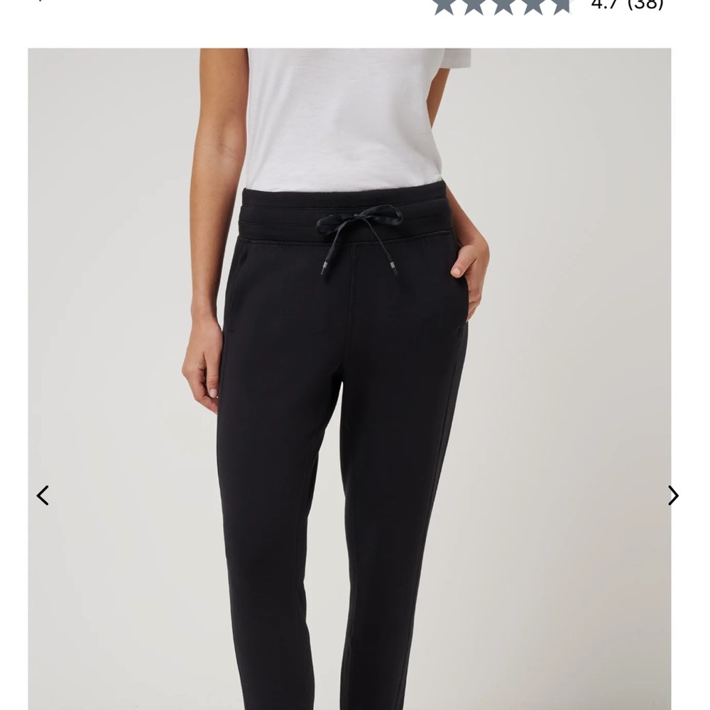 Travis Mathew Women's Skyloft Soft Black Jogger Pants